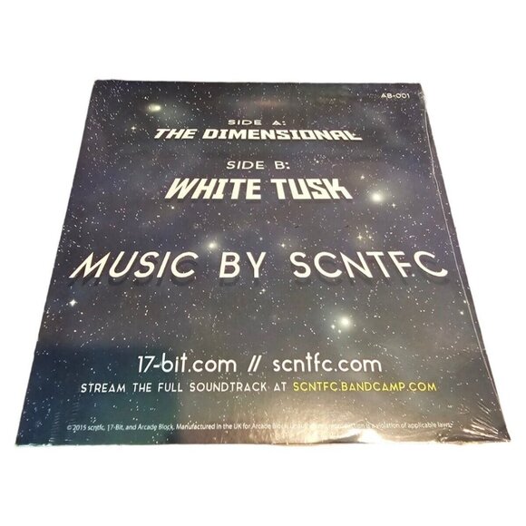 Galak-Z The Dimensional 7" Vinyl Record Arcade Block Exclusive NEW Sealed 2015 - Picture 2 of 3